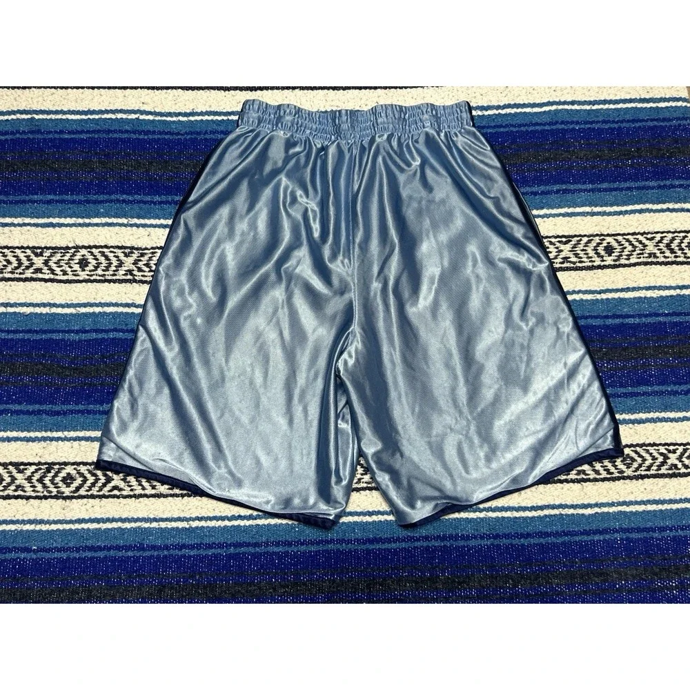 Y2K Vintage 2003 Adidas Reversible Basketball Shorts Mens Small Blue Red Loose